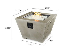 Outdoor Greatroom CV-2424 Cove Square 24" x 24" Gas Fire Pit Bowl