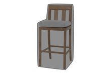Chatsworth Outdoor Teak Armless Barstool WeatherMAX Outdoor Weather Cover