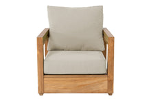 5 pc Chatsworth Teak Deep Seating Deluxe Sofa with 24"x42" Coffee Table. Sunbrella Cushion