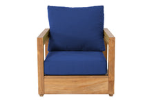 5 pc Chatsworth Teak Club Chair Chat Group. Sunbrella Cushion.