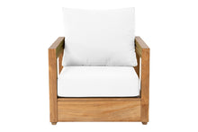 5 pc Chatsworth Teak Club Chair Chat Group. Sunbrella Cushion.