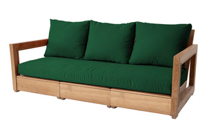 Chatsworth Teak Outdoor Modular Sofa. Sunbrella Cushion