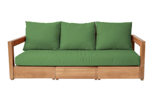 Chatsworth Teak Outdoor Modular Sofa. Sunbrella Cushion