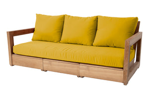 Chatsworth Teak Outdoor Modular Sofa. Sunbrella Cushion