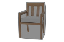 Chatsworth Teak Outdoor Dining Arm Chair WeatherMAX Outdoor Weather Cover