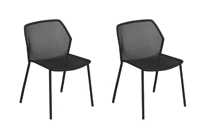 EMU Darwin Stackable Steel Dining Side Chair Set