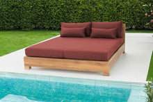 Huntington Teak Outdoor Daybed. Sunbrella Cushion.