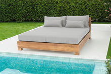 Huntington Teak Outdoor Daybed. Sunbrella Cushion.