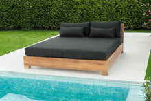 Huntington Teak Outdoor Daybed. Sunbrella Cushion.