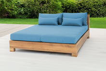 Pacific Teak Outdoor Daybed. Sunbrella Cushion.