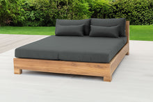 Pacific Teak Outdoor Daybed. Sunbrella Cushion.