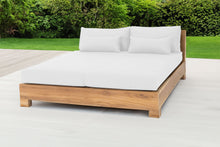 Pacific Teak Outdoor Daybed. Sunbrella Cushion.