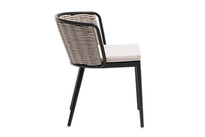 Set of 2 Ratana Diva Aluminum Outdoor Dining Side Chair