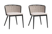 Set of 2 Ratana Diva Aluminum Outdoor Dining Side Chair