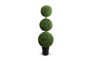 Enduraleaf 72"H Boxwood Ball Triple Topiary