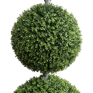 Enduraleaf 72"H Boxwood Ball Triple Topiary