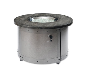 Outdoor Greatroom ED-20 Edison Concrete Round Gas Fire Pit Table