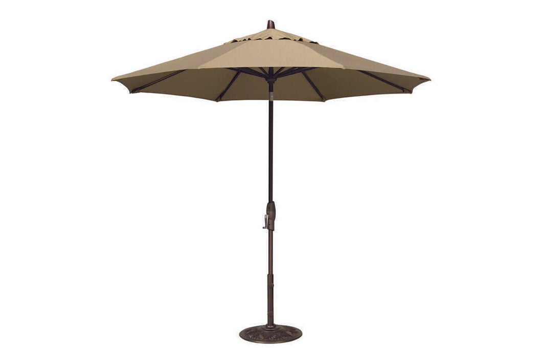 Treasure Garden Glide Tilt 9' Octagonal Aluminum Market Patio Umbrella