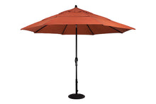 Treasure Garden 11' Double Wind Vent Octagon Auto Tilt Crank Lift Umbrella