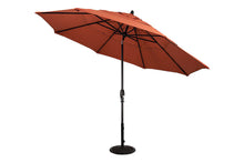 Treasure Garden 11' Double Wind Vent Octagon Auto Tilt Crank Lift Umbrella