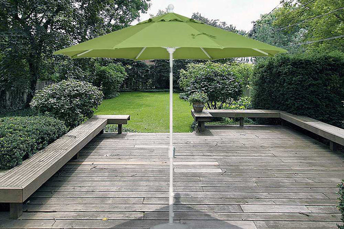 Treasure Garden Push Button Tilt 9' Octagonal Aluminum Market Patio Umbrella