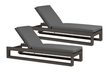 Set of 2 Ratana Element 5.0 Aluminum Outdoor Chaise Lounger