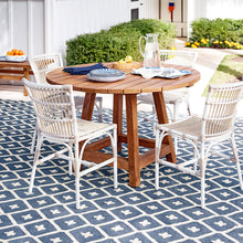 Annie Selke Elizabeth Navy Handwoven Indoor/Outdoor Rug