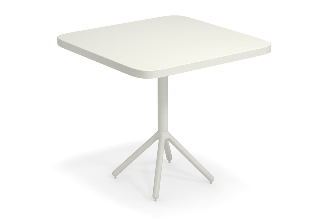 EMU Grace Square Aluminum Tilt Top Nesting Table