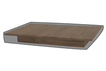 Hermosa 46"x72" Teak Outdoor Coffee Table WeatherMAX Outdoor Weather Cover