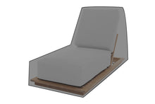 Hermosa Teak Outdoor Chaise Lounger WeatherMAX Outdoor Weather Cover