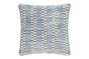Annie Selke Hobnail Stripe 22"x22" Indoor/Outdoor Decorative Pillow