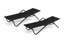 Set of 2 EMU Holly Stackable Aluminum Adjustable Chaise Lounge