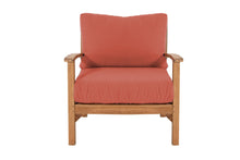 Huntington Teak Outdoor Club Chair. Sunbrella Cushion