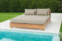 Huntington Teak Outdoor Daybed. Sunbrella Cushion.