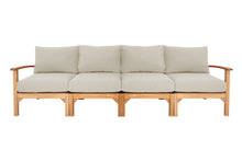 Huntington Teak Deluxe Outdoor Sofa. Sunbrella Cushion