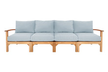 Huntington Teak Deluxe Outdoor Sofa. Sunbrella Cushion