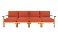 Huntington Teak Deluxe Outdoor Sofa. Sunbrella Cushion