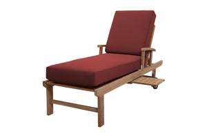 Huntington Outdoor Chaise Lounger Replacement Cushion