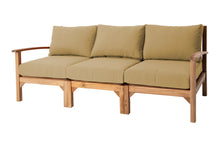 Huntington Teak Outdoor Sofa. Sunbrella Cushion