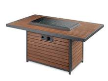 Outdoor Greatroom KW-1242-K Kenwood Linear Dining Height Gas Fire Pit Table