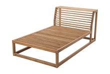 Set of 2 Laguna Teak Outdoor Chaise Lounger. Sunbrella Cushion.