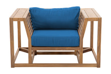 Laguna Teak Outdoor Club Chair. Sunbrella Cushion