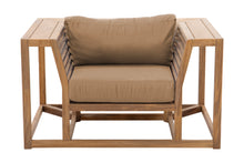 Laguna Teak Outdoor Club Chair. Sunbrella Cushion