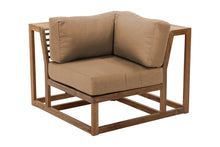 Laguna Teak Outdoor Corner Chair. Sunbrella Cushion