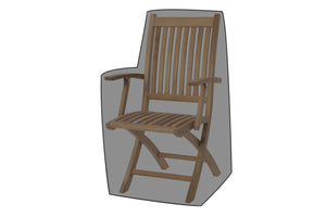 Lakeland Teak Folding Arm Chair WeatherMAX Outdoor Weather Cover