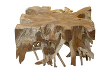 Teak Large Root Block Coffee Table