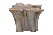 Teak Large Tree Stump Coffee Table