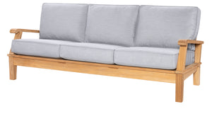 Royal Teak Miami Deep Seating Adjustable Sofa with Sunbrella Cushion