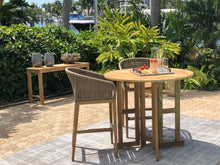 Royal Teak Outdoor Drop Leaf Bar Table