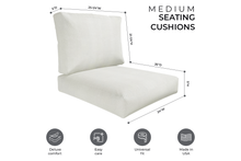 Universal Medium Deep Seating Outdoor Furniture Cushions